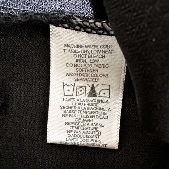 Page & Tuttle Womens Size S Black Dot Texture Jersey Short Sleeve Polo Shirt NWT - Picture 9 of 9